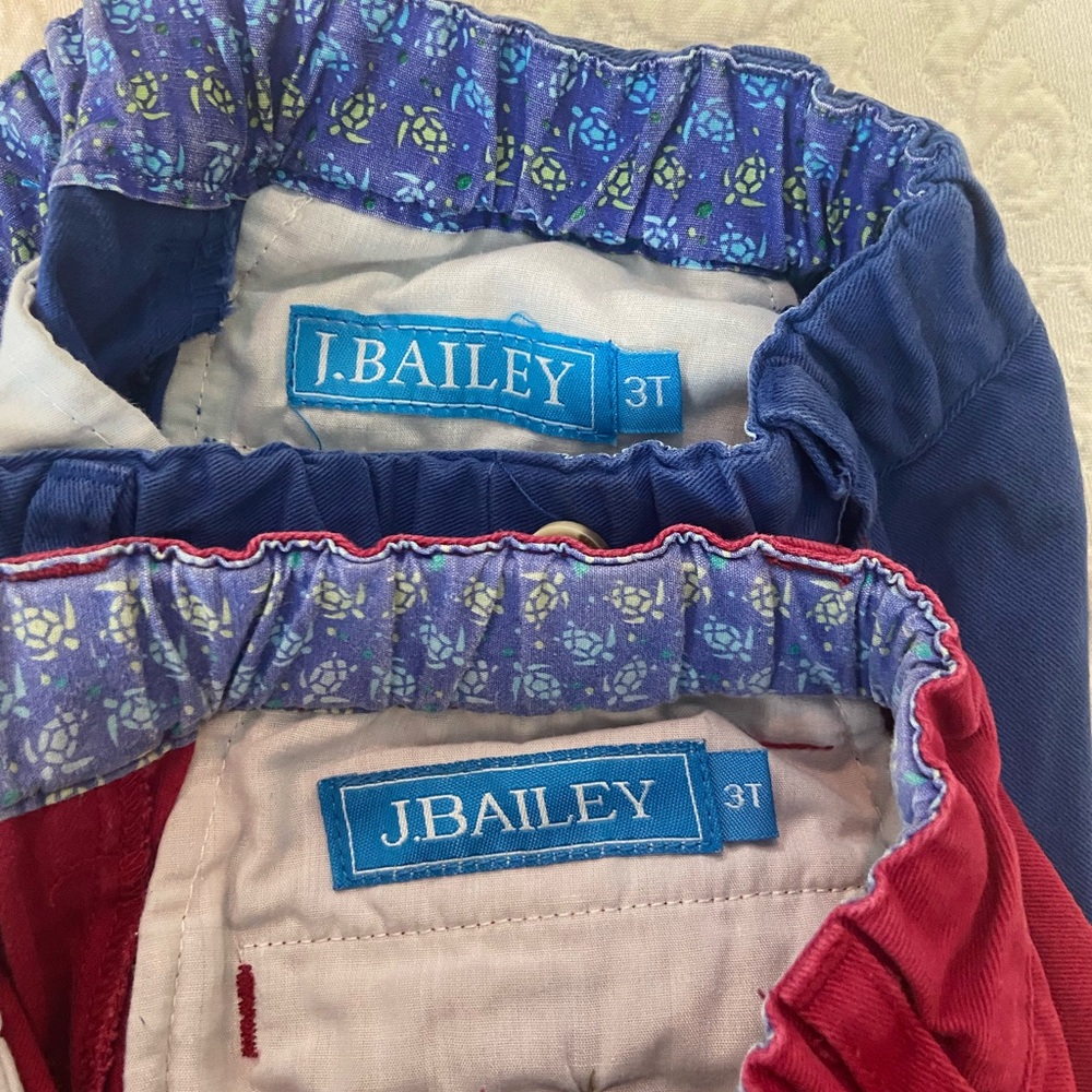J.Bailey Kids Blue and Red Shorts